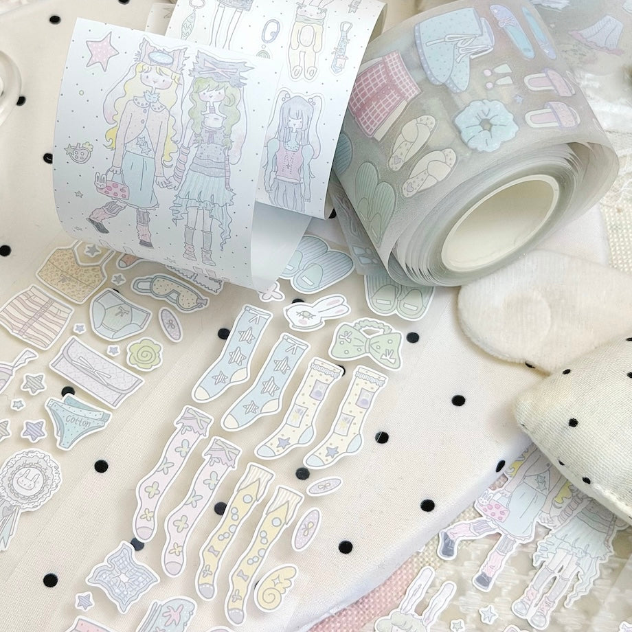 Die-Cut Sticker Roll - TUTU Series vol.3