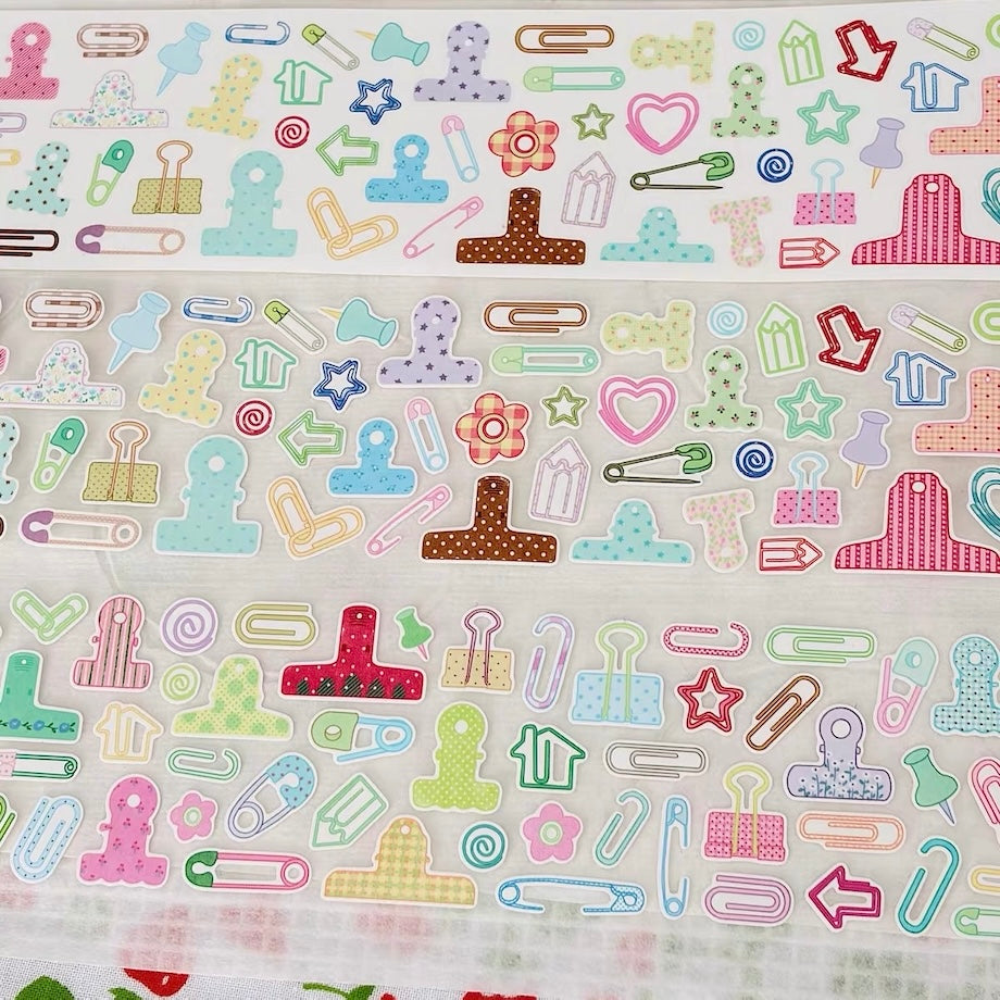 Die-Cut Sticker Roll - All About Clips