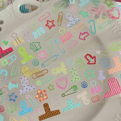 Die-Cut Sticker Roll - All About Clips