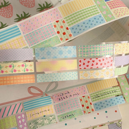 Die-Cut Sticker Roll - Color Weave