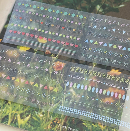 Die-Cut Sticker Roll - Colorful Fantasy