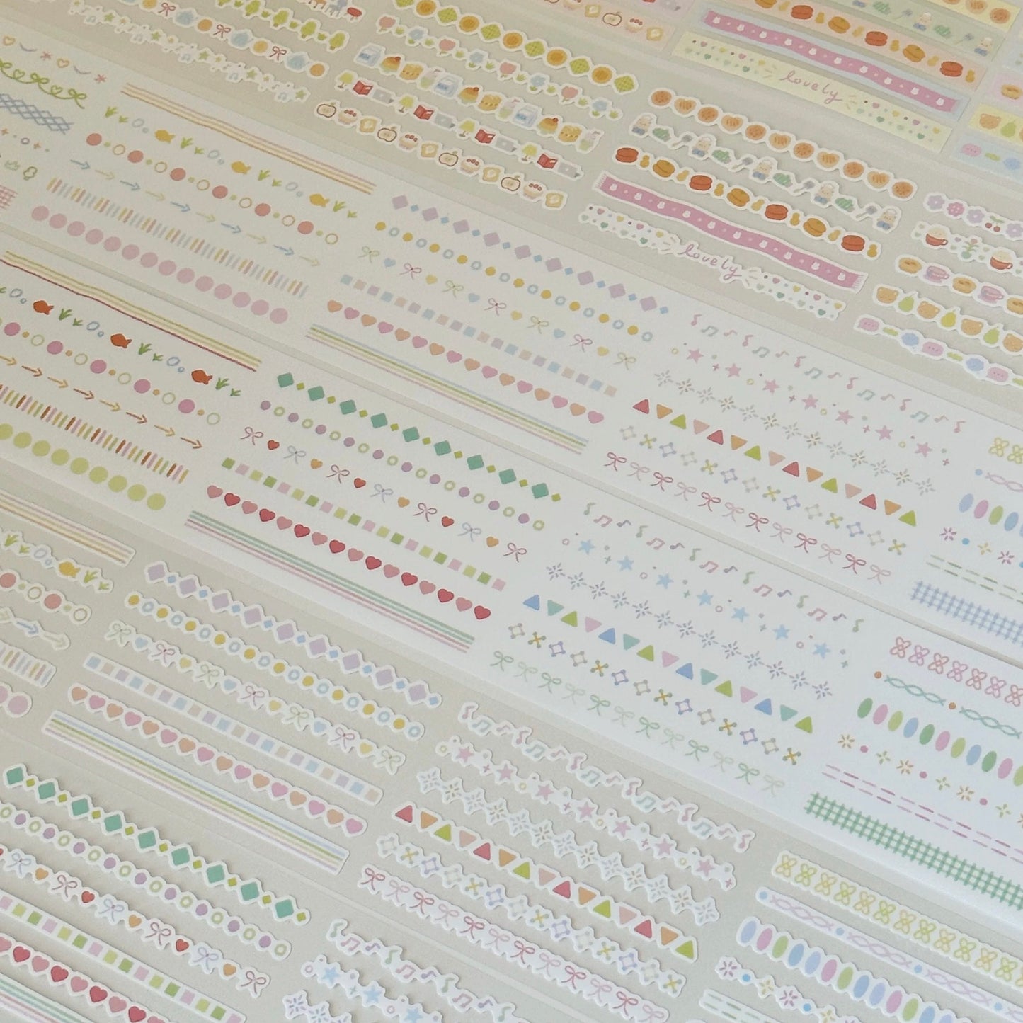 Die-Cut Sticker Roll - Colorful Fantasy