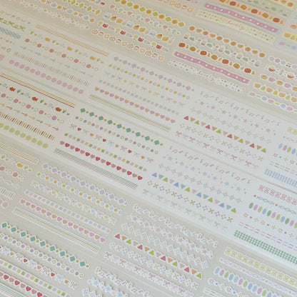 Die-Cut Sticker Roll - Colorful Fantasy