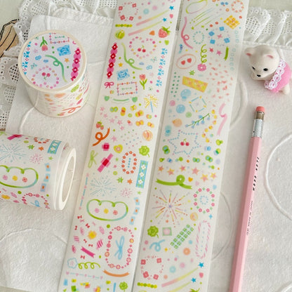 Die-Cut Sticker Roll - Color Illustration