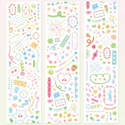 Die-Cut Sticker Roll - Color Illustration