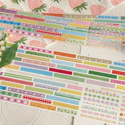 Die-Cut Sticker Roll - Patchwork