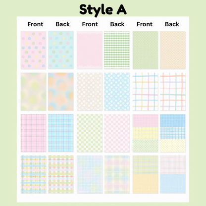 Memo Pads - Plaid & Dots Collection