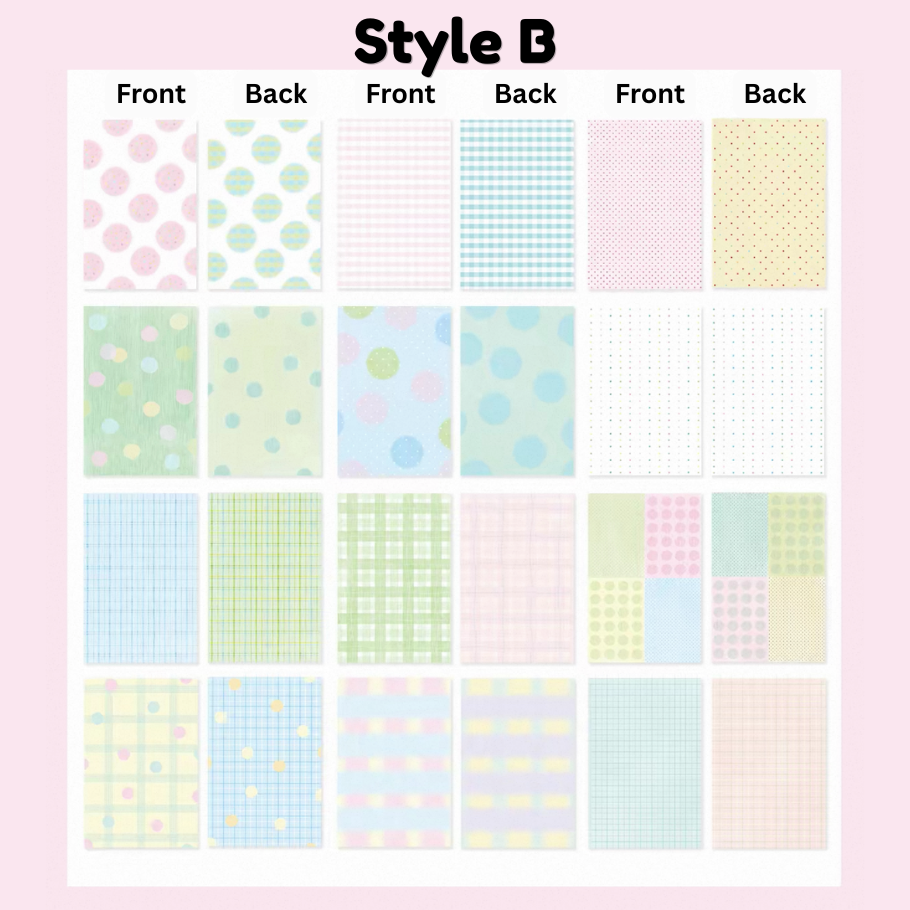 Memo Pads - Plaid & Dots Collection