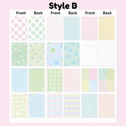 Memo Pads - Plaid & Dots Collection