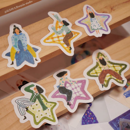Memo Pad - Star & Fruit