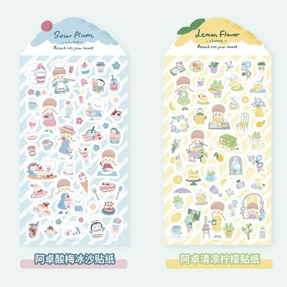 Die-Cut Sticker Sheets - Watercolor Style 2.0