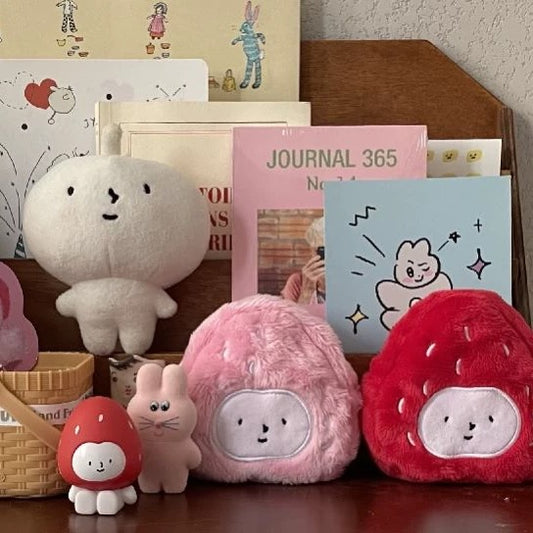 Strawberry Mochi Earbuds Pouch
