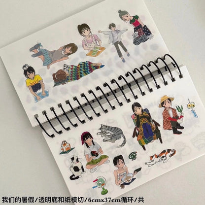 Die-Cut Sticker Roll - Our Summer Break