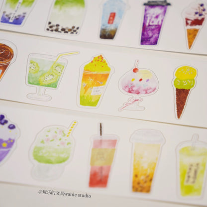 Die-Cut Sticker Roll - Summer Refresh