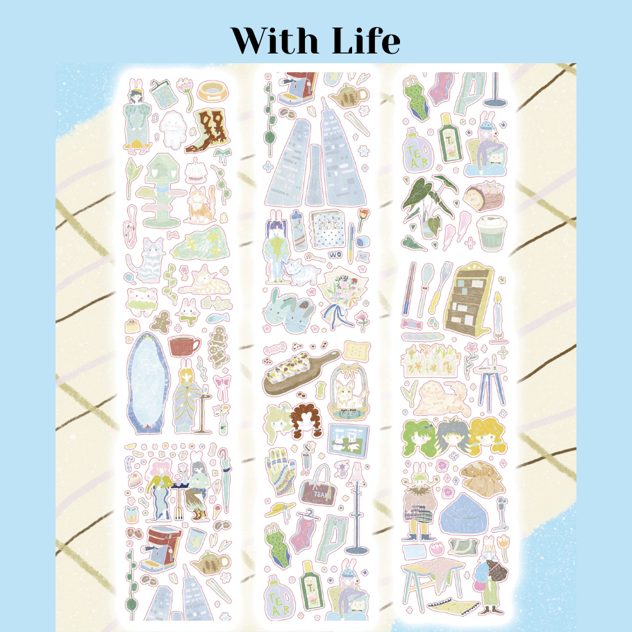 Die-Cut Sticker Roll - Forest & Life