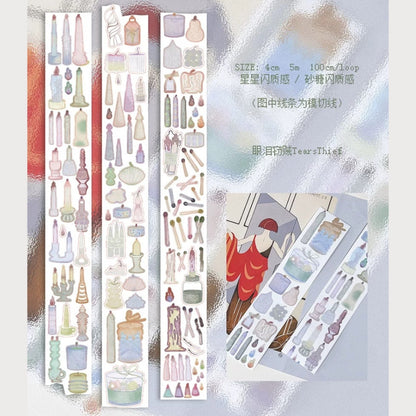 Die-Cut Sticker Roll - Candle Shop