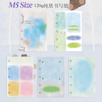 Loose Leaf Paper Refills - Colorful Illusion - A7 & M5 Size