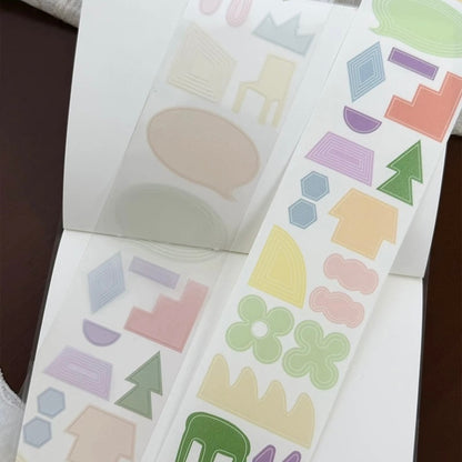 Die-Cut Sticker Roll - Geometry