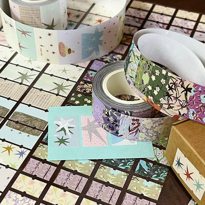 Label Sticker Rolls - Cold Star & Floral Collection