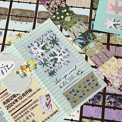 Label Sticker Rolls - Cold Star & Floral Collection
