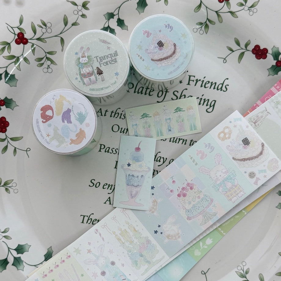 Tears Thief Label Sticker Rolls