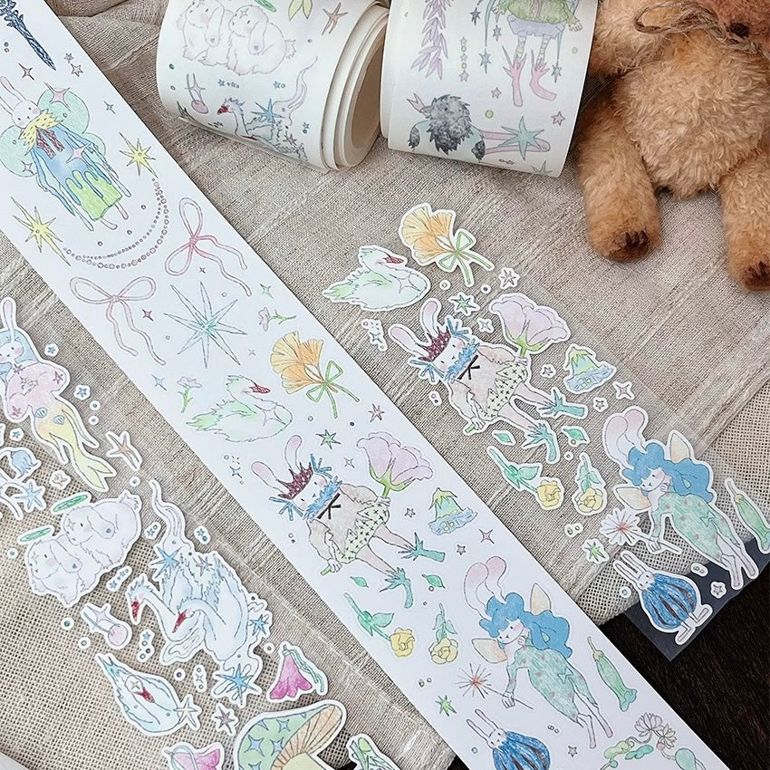 Die-Cut Sticker Roll - TUTU Series