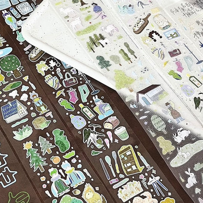 Die-Cut Sticker Roll - Forest & Life