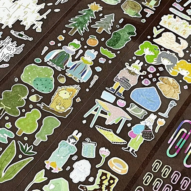 Die-Cut Sticker Roll - Forest & Life