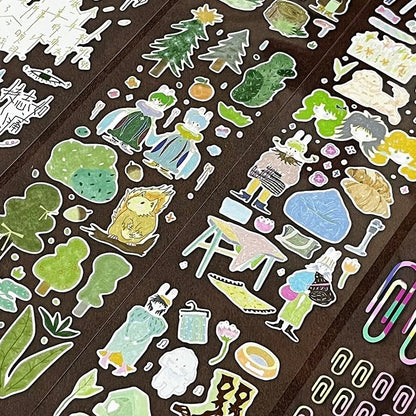 Die-Cut Sticker Roll - Forest & Life