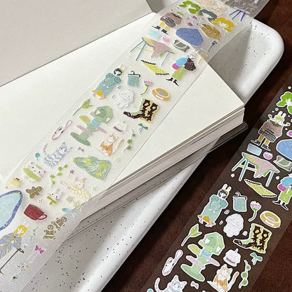 Die-Cut Sticker Roll - Forest & Life