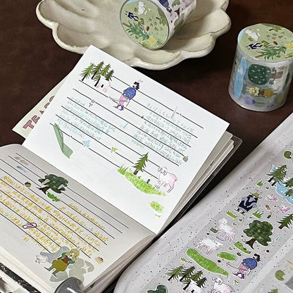 Die-Cut Sticker Roll - Forest & Life