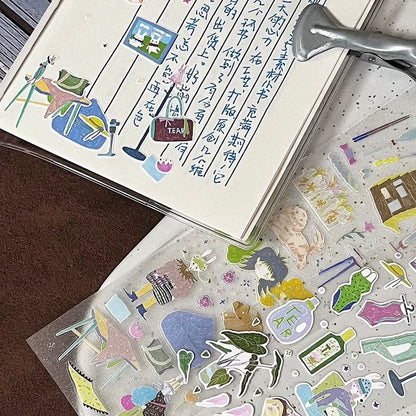 Die-Cut Sticker Roll - Forest & Life