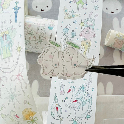 Die-Cut Sticker Roll - TUTU Series