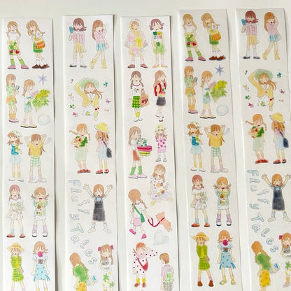 Die-Cut Sticker Roll - Fluffy Tales