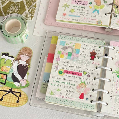 Die-Cut Sticker Roll - Fluffy Tales