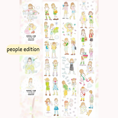 Die-Cut Sticker Roll - Fluffy Tales