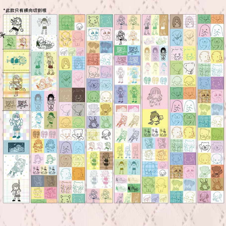 Die-Cut Sticker Roll - Stamp