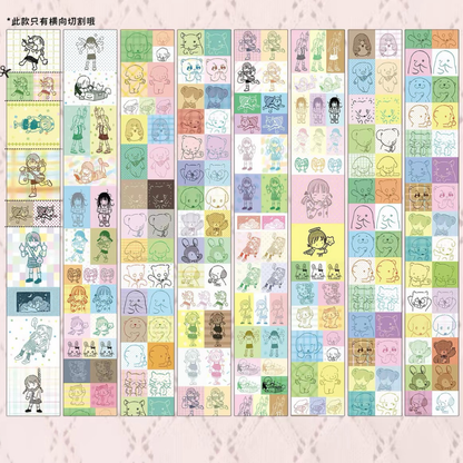 Die-Cut Sticker Roll - Stamp