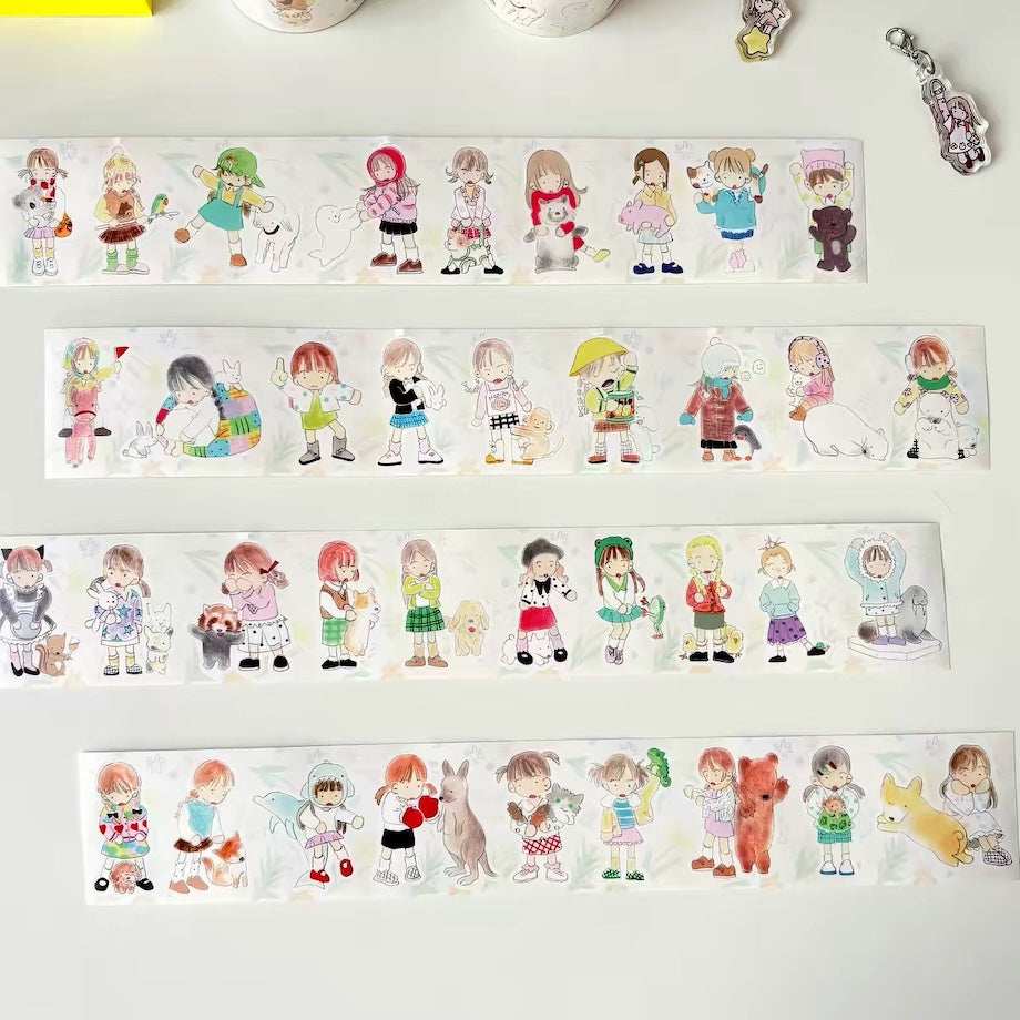 Die-Cut Sticker Roll - Together