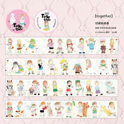 Die-Cut Sticker Roll - Together