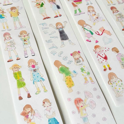 Die-Cut Sticker Roll - Fluffy Tales