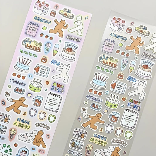 party themed sticker roll