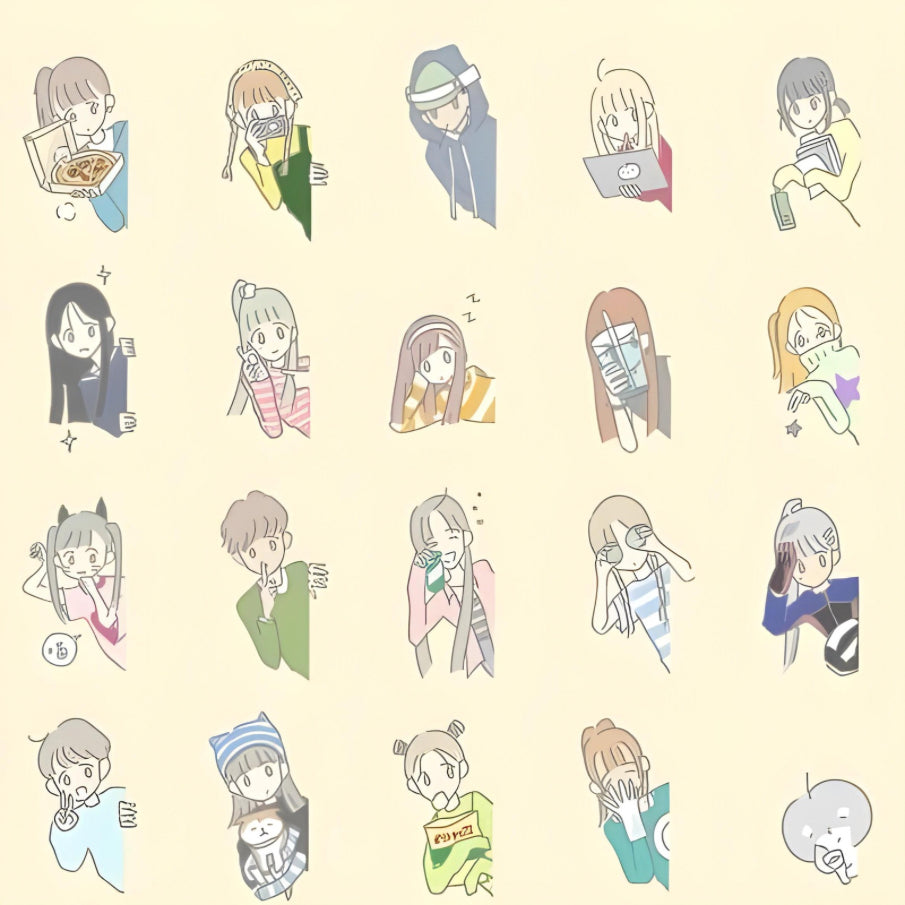 Index sticker designs