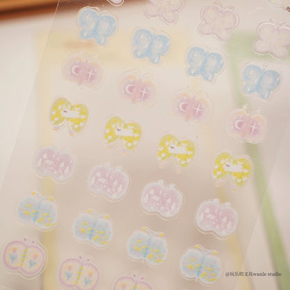 Wanle Studio 2025 Spring Die-Cut Sticker Sheets