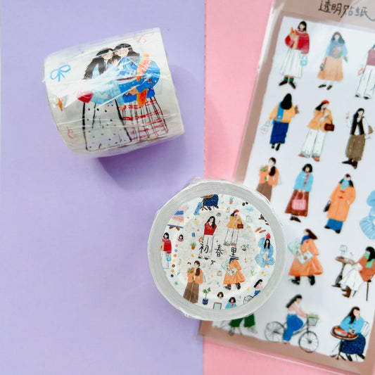 Die-Cut Sticker Roll - Early Spring