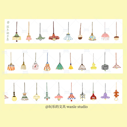 Die-Cut Sticker Roll - Pendant Light