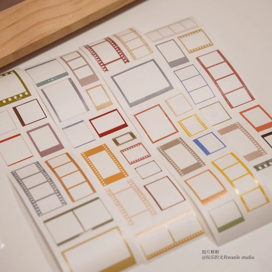 Die-Cut Sticker Roll - Photo Frames