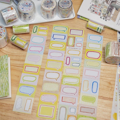 Writing Memo Roll - Rainbow Bubbles