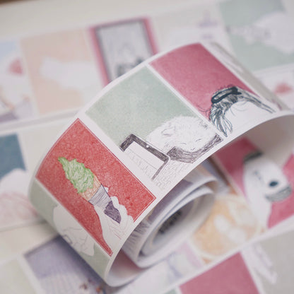 Writing Memo Roll - The Days I Lived Alone