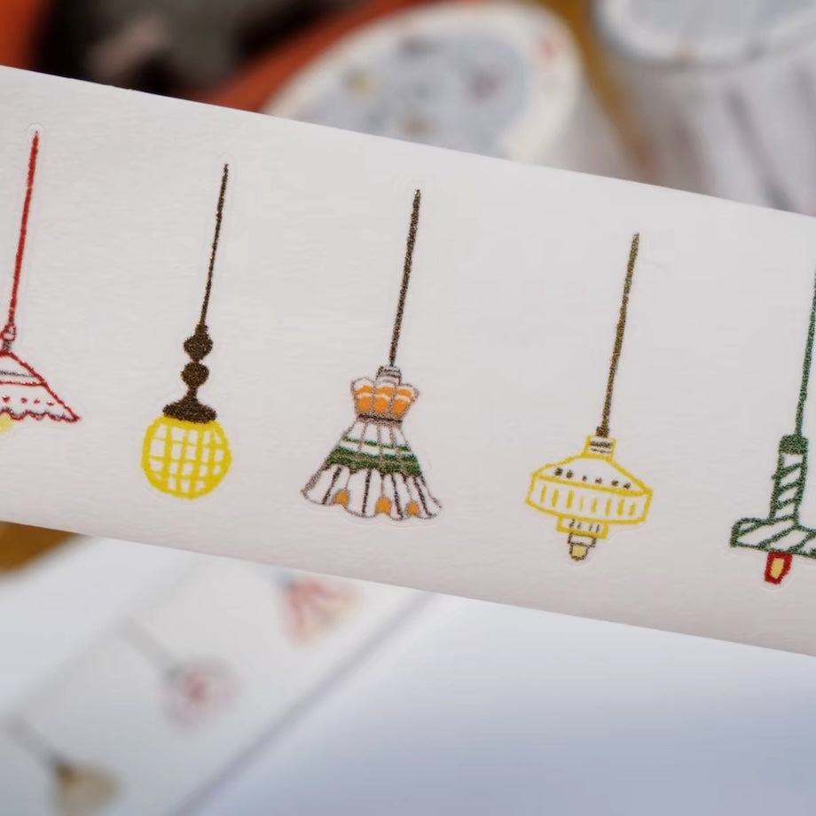 Die-Cut Sticker Roll - Pendant Light